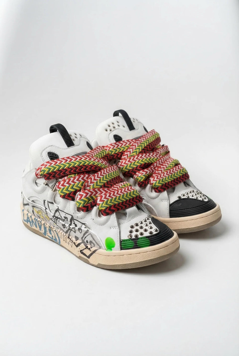 Lanvin Curb Sneaker – Graffiti