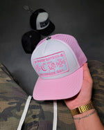 Chrome hearts cap - pink