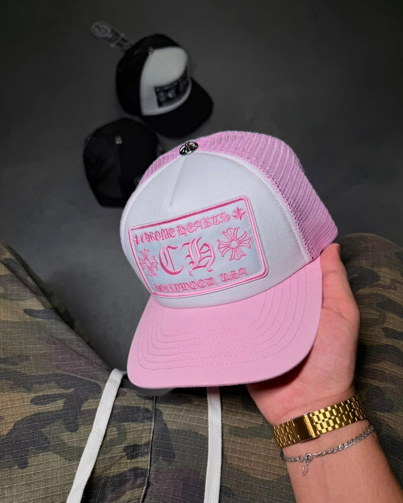 Chrome hearts cap - pink