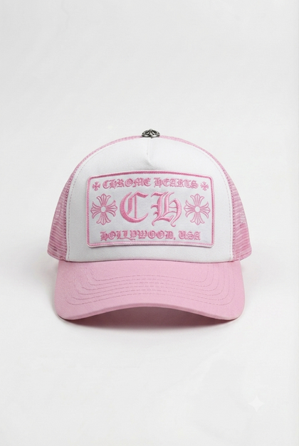 Chrome hearts cap - pink