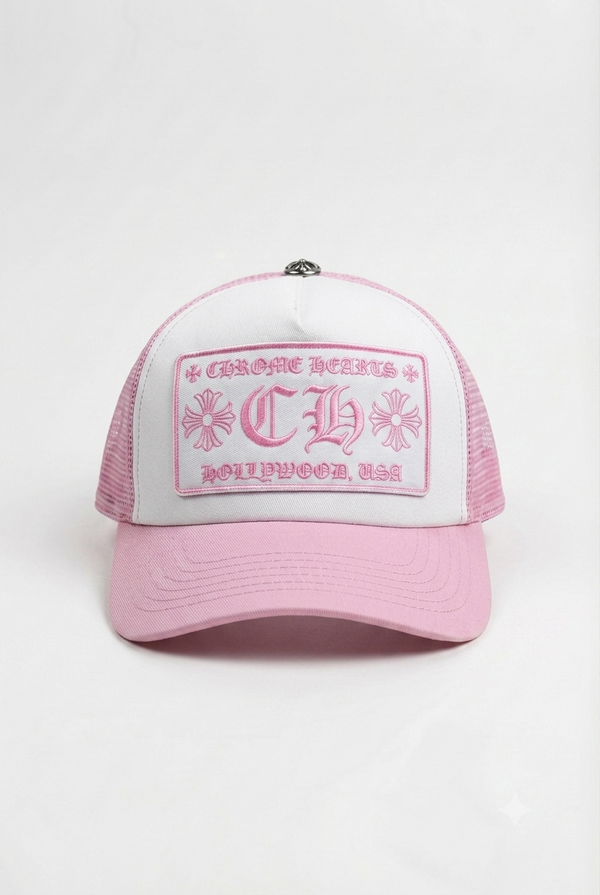 Chrome hearts cap - pink