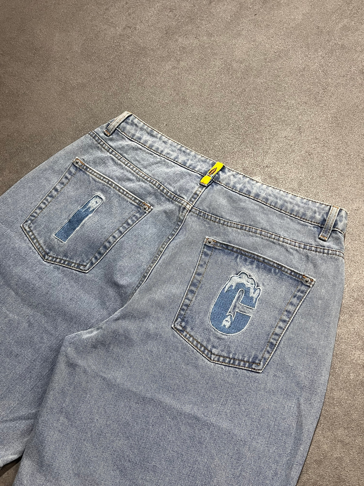 Rynning Dog denim shorts-Light blue
