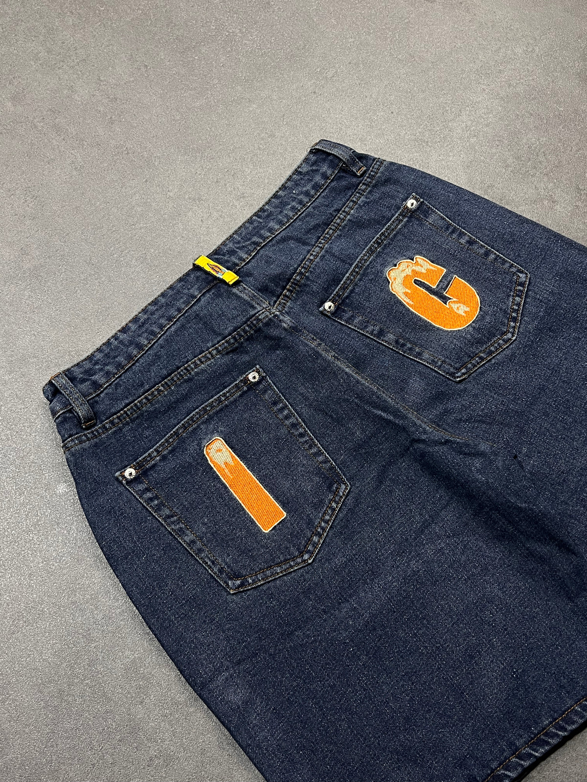 Rynning Dog denim shorts-Dark blue
