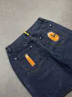Rynning Dog denim shorts-Dark blue