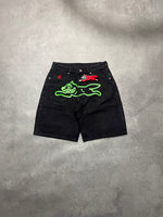 Rynning Dog denim shorts-Black