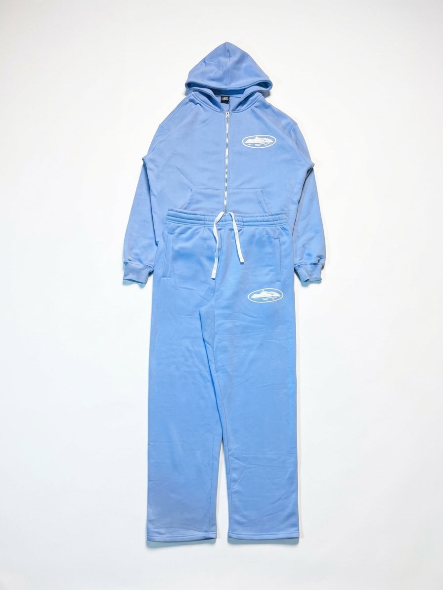 Corteiz (CRTZ) Island Knockout Zip-Up Tracksuit.