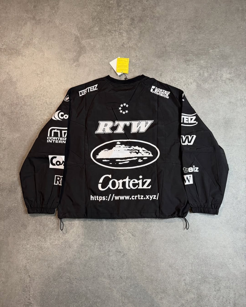 Veste d'entraînement Corteiz Sponsors – Noir