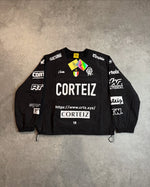 Veste d'entraînement Corteiz Sponsors – Noir