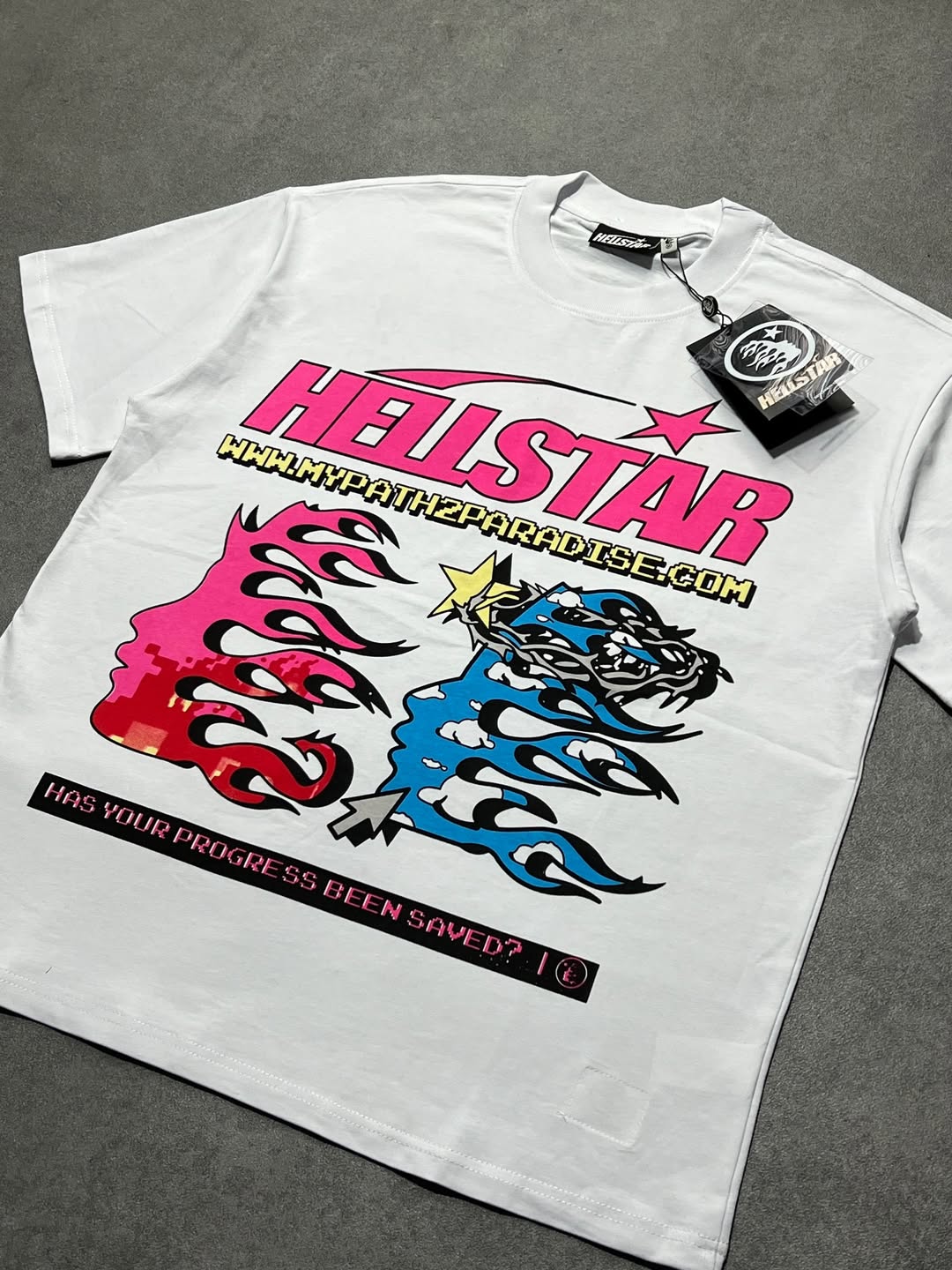 HellStar white T
