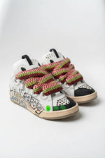 Lanvin Curb Sneaker  – Graffiti
