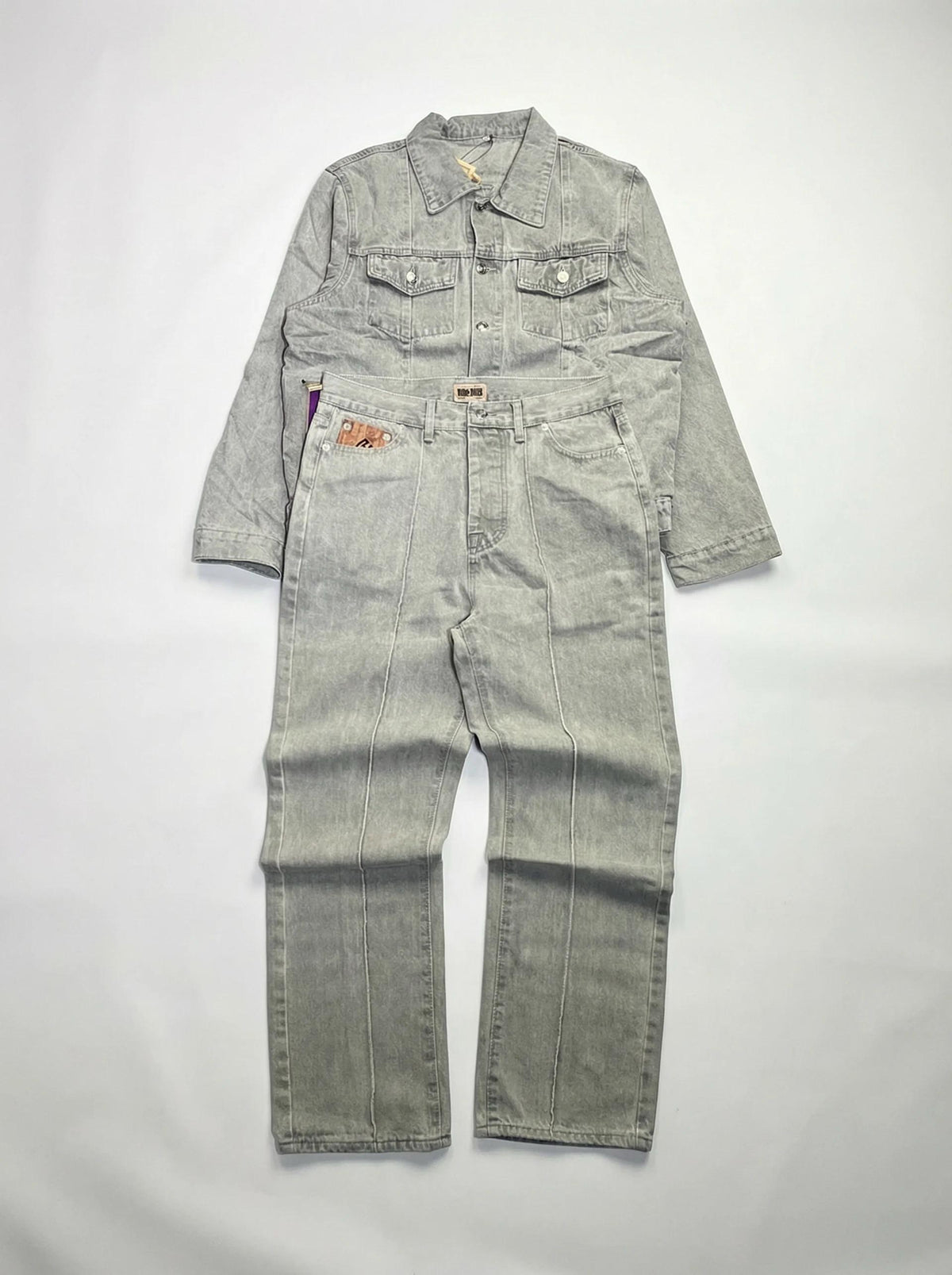 Corteiz C-Star Denim Jeans – Grey