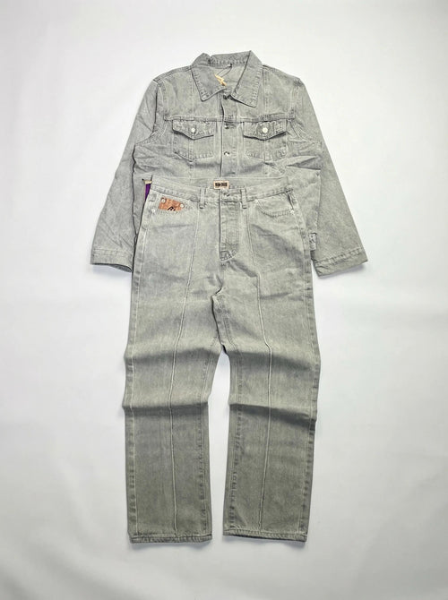 Corteiz C-Star Denim Jeans – Grey