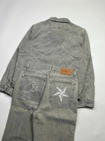 Corteiz C-Star Denim Jeans – Grey