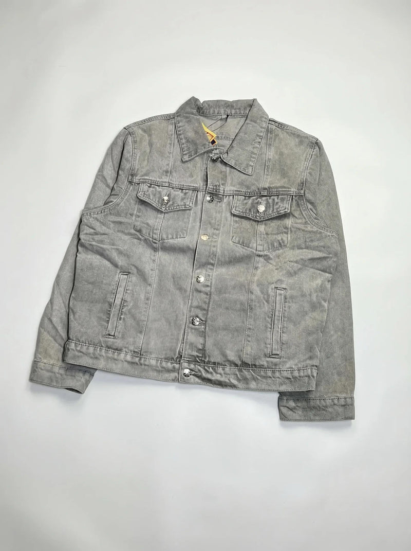 Corteiz C-Star Denim Jeans – Grey