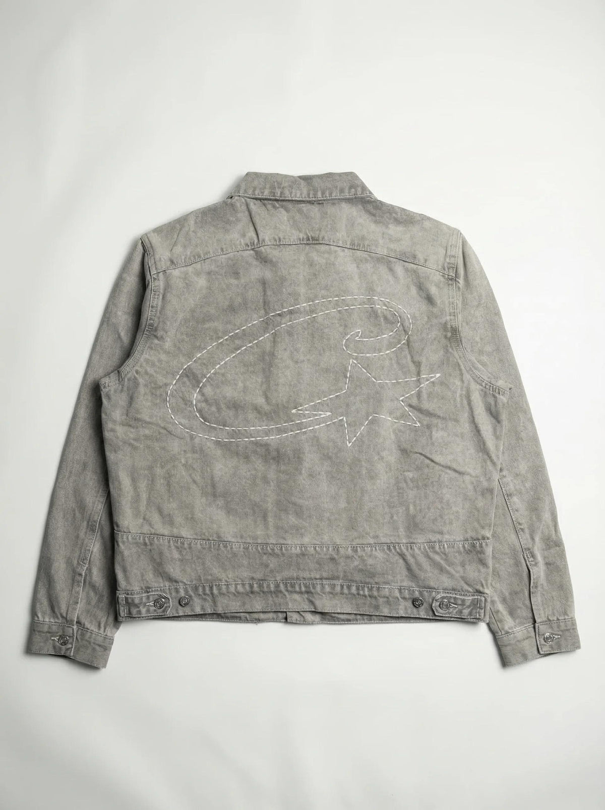 Corteiz C-Star Denim Jeans – Grey