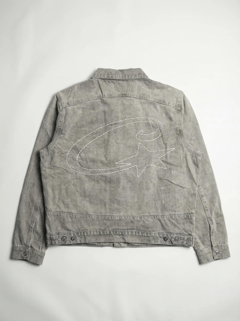 Corteiz C-Star Denim Jeans – Grey