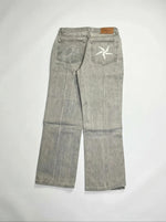 Corteiz C-Star Denim Jeans – Grey