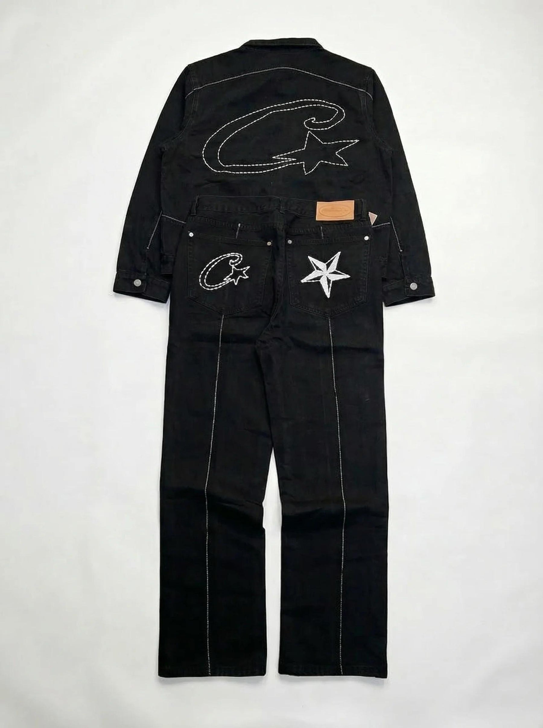 Corteiz C-Star Denim Jeans – Black