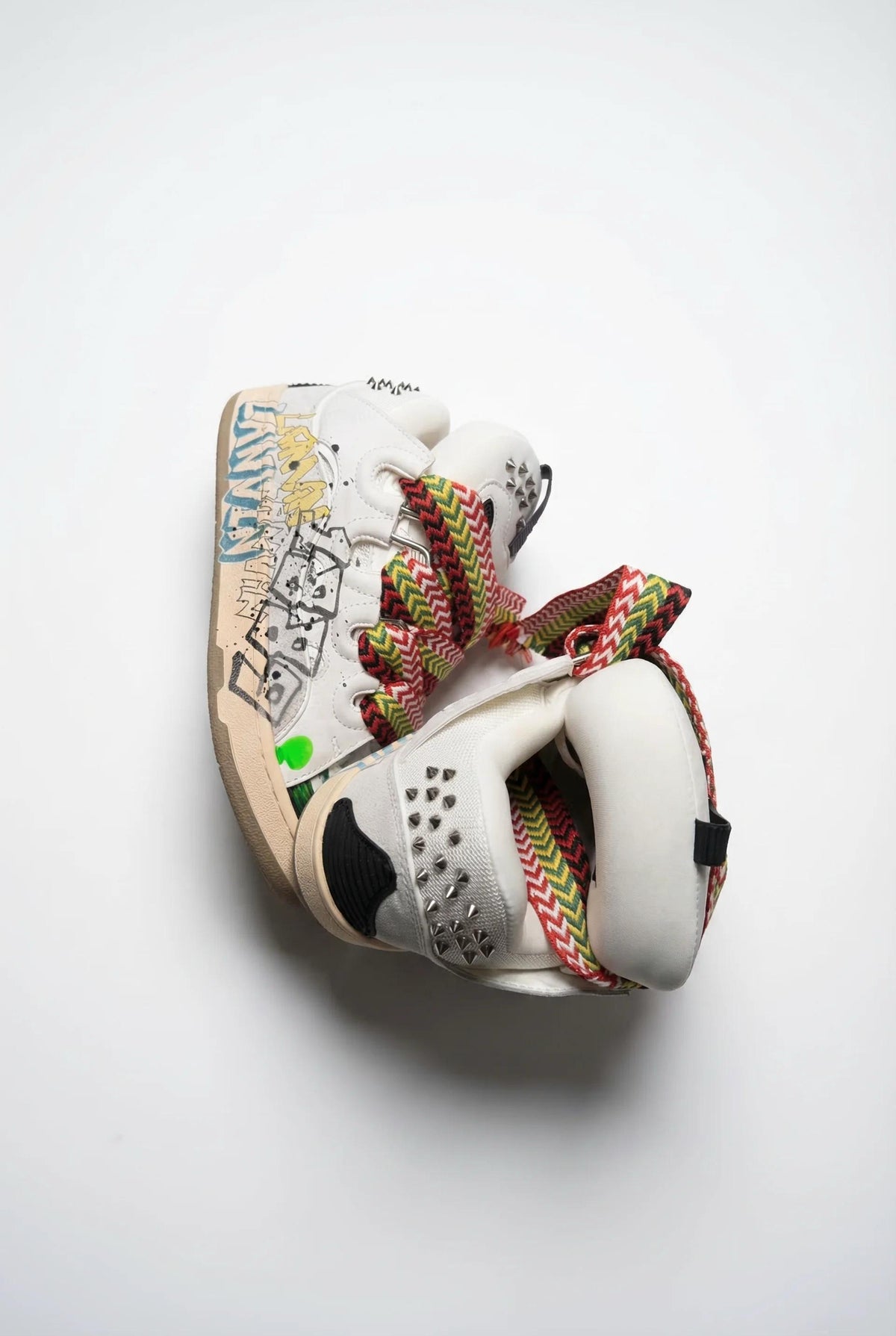 Lanvin Curb Sneaker  – Graffiti