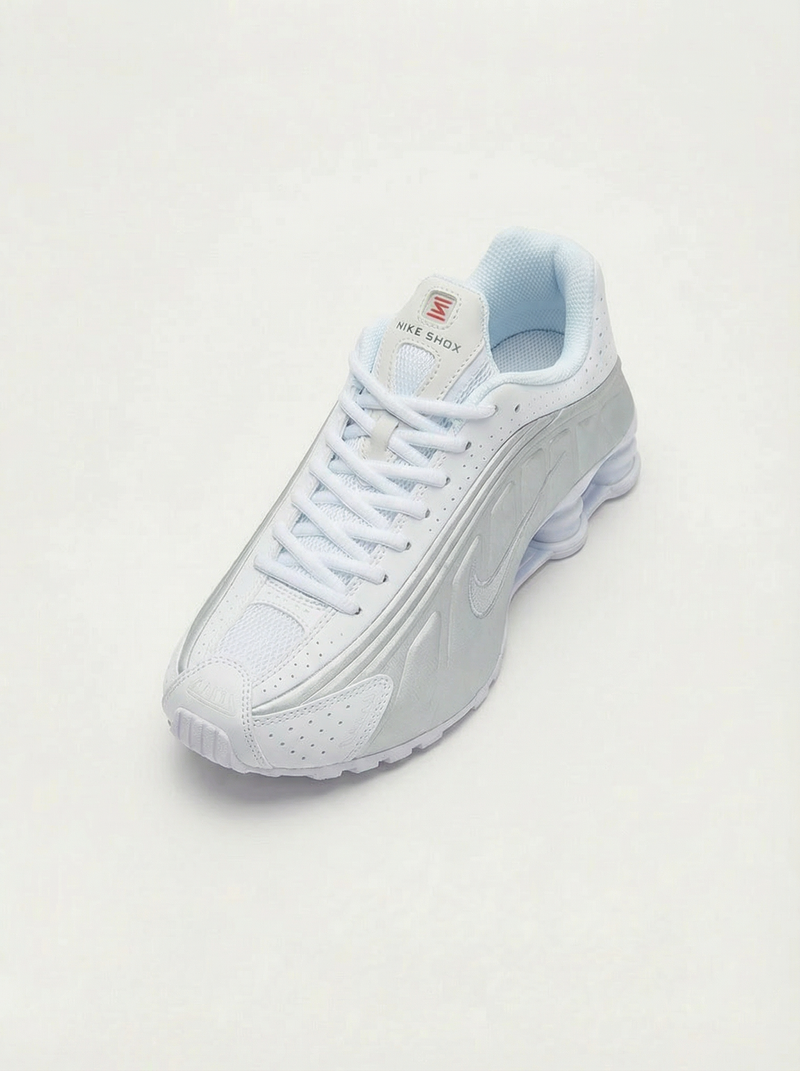 nike shocks - white