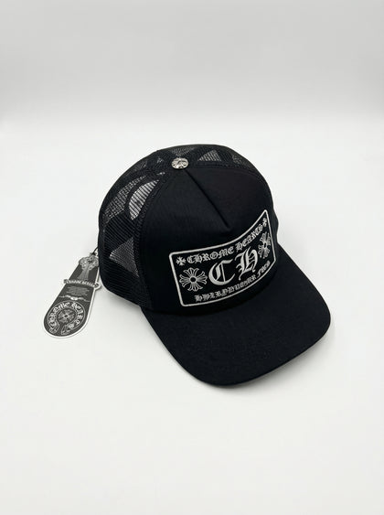 CHROME HEART HAT - BLACK
