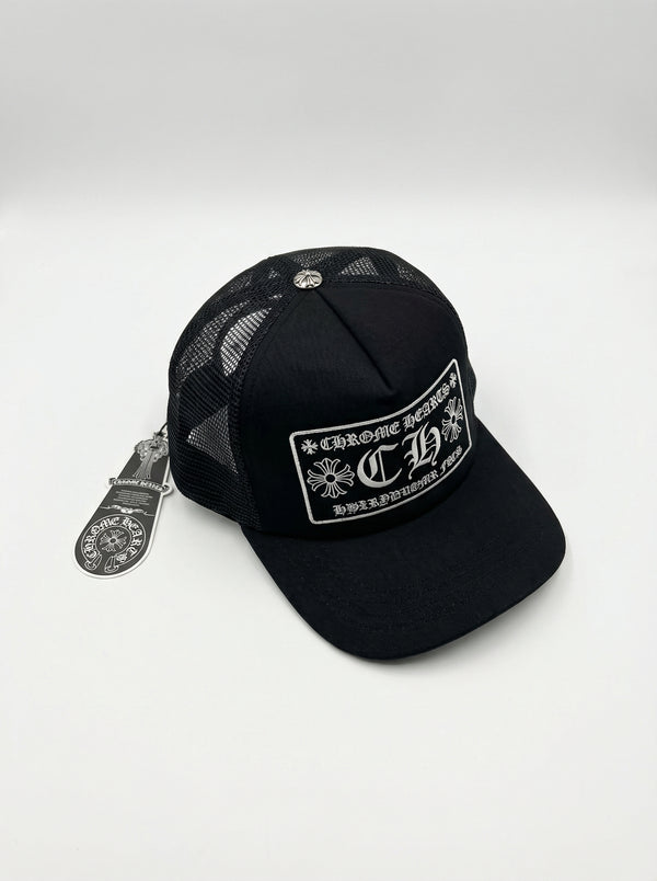 CHROME HEART HAT - BLACK