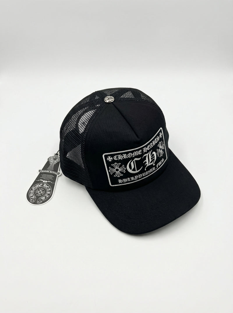 CHROME HEART HAT - BLACK